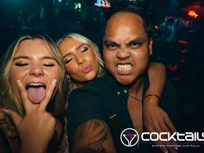 A professional photo of guests enjoying themselves at Cocktails Nightclub from our gallery.