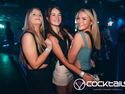 A professional photo of guests enjoying themselves at Cocktails Nightclub from our gallery.