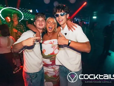 A professional photo of guests enjoying themselves at Cocktails Nightclub from our gallery.