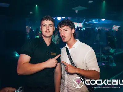 A professional photo of guests enjoying themselves at Cocktails Nightclub from our gallery.