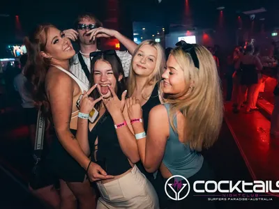 A professional photo of guests enjoying themselves at Cocktails Nightclub from our gallery.