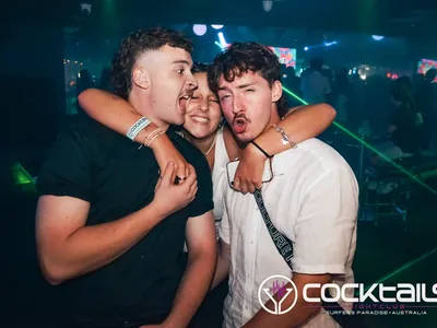 A professional photo of guests enjoying themselves at Cocktails Nightclub from our gallery.