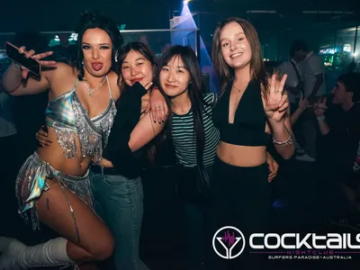 A professional photo of guests enjoying themselves at Cocktails Nightclub from our gallery.