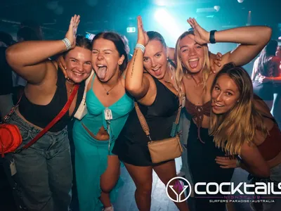 A professional photo of guests enjoying themselves at Cocktails Nightclub from our gallery.