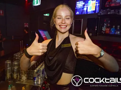 A professional photo of guests enjoying themselves at Cocktails Nightclub from our gallery.