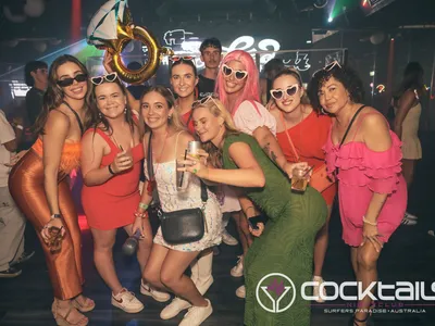 A professional photo of guests enjoying themselves at Cocktails Nightclub from our gallery.