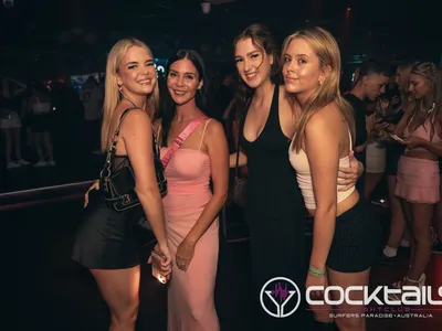 A professional photo of guests enjoying themselves at Cocktails Nightclub from our gallery.