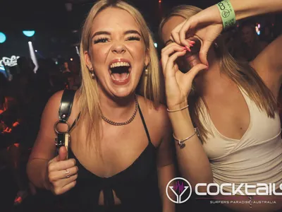 A professional photo of guests enjoying themselves at Cocktails Nightclub from our gallery.