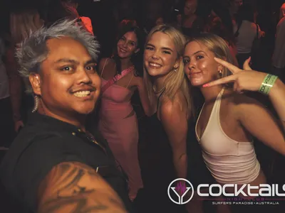 A professional photo of guests enjoying themselves at Cocktails Nightclub from our gallery.