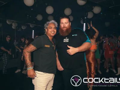 A professional photo of guests enjoying themselves at Cocktails Nightclub from our gallery.