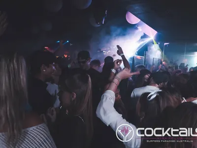 A professional photo of guests enjoying themselves at Cocktails Nightclub from our gallery.