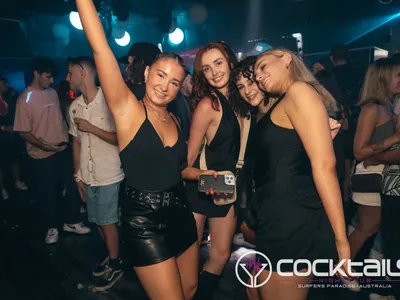 A professional photo of guests enjoying themselves at Cocktails Nightclub from our gallery.