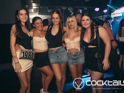 A professional photo of guests enjoying themselves at Cocktails Nightclub from our gallery.