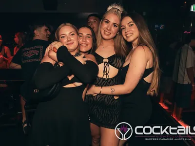 A professional photo of guests enjoying themselves at Cocktails Nightclub from our gallery.