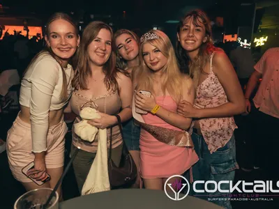 A professional photo of guests enjoying themselves at Cocktails Nightclub from our gallery.