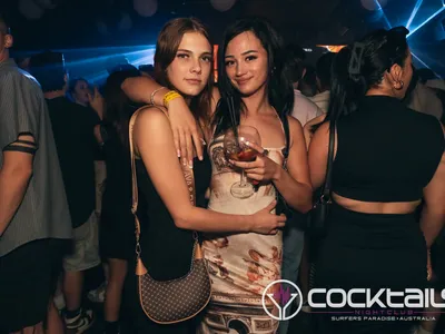 A professional photo of guests enjoying themselves at Cocktails Nightclub from our gallery.