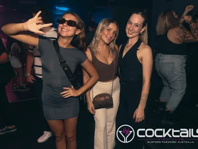 A professional photo of guests enjoying themselves at Cocktails Nightclub from our gallery.