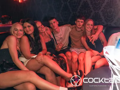 A professional photo of guests enjoying themselves at Cocktails Nightclub from our gallery.