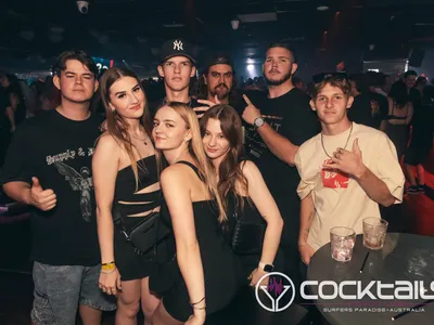 A professional photo of guests enjoying themselves at Cocktails Nightclub from our gallery.