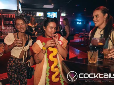 A professional photo of guests enjoying themselves at Cocktails Nightclub from our gallery.