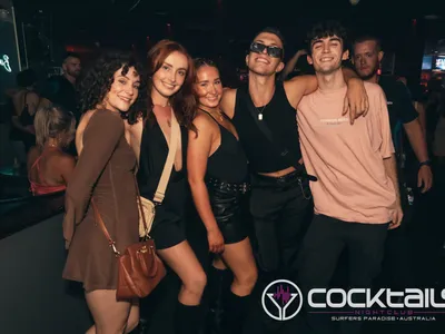 A professional photo of guests enjoying themselves at Cocktails Nightclub from our gallery.