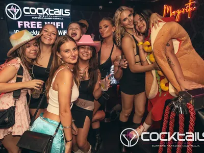 A professional photo of guests enjoying themselves at Cocktails Nightclub from our gallery.