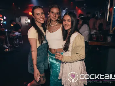 A professional photo of guests enjoying themselves at Cocktails Nightclub from our gallery.