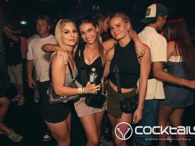 A professional photo of guests enjoying themselves at Cocktails Nightclub from our gallery.