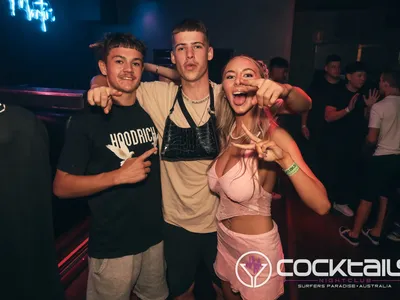 A professional photo of guests enjoying themselves at Cocktails Nightclub from our gallery.