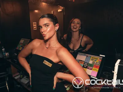 A professional photo of guests enjoying themselves at Cocktails Nightclub from our gallery.