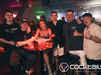 A professional photo of guests enjoying themselves at Cocktails Nightclub from our gallery.