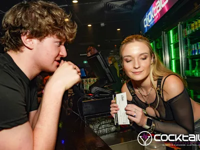 A professional photo of guests enjoying themselves at Cocktails Nightclub from our gallery.