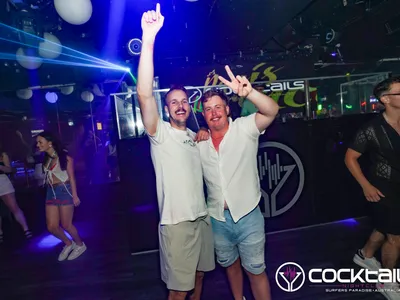 A professional photo of guests enjoying themselves at Cocktails Nightclub from our gallery.