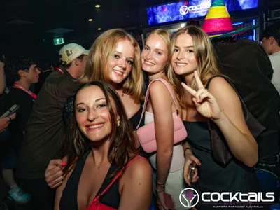 A professional photo of guests enjoying themselves at Cocktails Nightclub from our gallery.