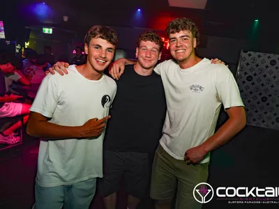 A professional photo of guests enjoying themselves at Cocktails Nightclub from our gallery.