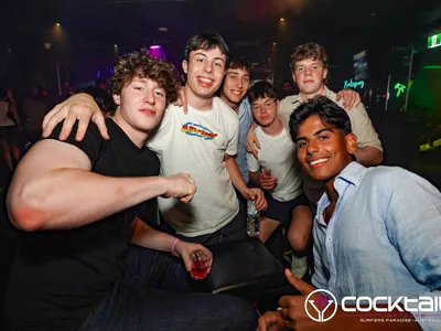 A professional photo of guests enjoying themselves at Cocktails Nightclub from our gallery.