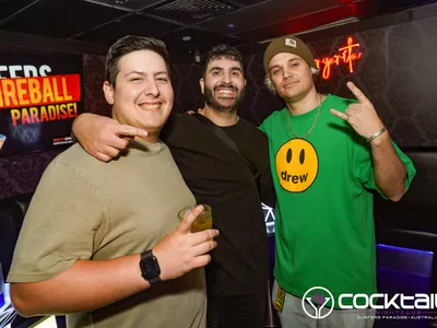 A professional photo of guests enjoying themselves at Cocktails Nightclub from our gallery.