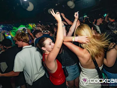 A professional photo of guests enjoying themselves at Cocktails Nightclub from our gallery.