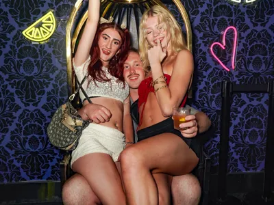 A professional photo of guests enjoying themselves at Cocktails Nightclub from our gallery.