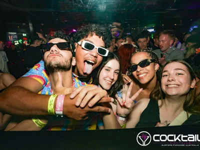 A professional photo of guests enjoying themselves at Cocktails Nightclub from our gallery.