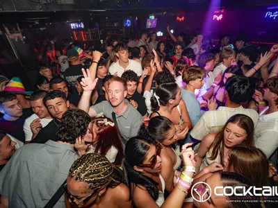 A professional photo of guests enjoying themselves at Cocktails Nightclub from our gallery.