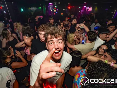 A professional photo of guests enjoying themselves at Cocktails Nightclub from our gallery.