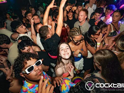 A professional photo of guests enjoying themselves at Cocktails Nightclub from our gallery.