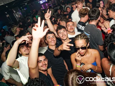 A professional photo of guests enjoying themselves at Cocktails Nightclub from our gallery.