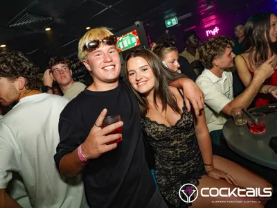 A professional photo of guests enjoying themselves at Cocktails Nightclub from our gallery.