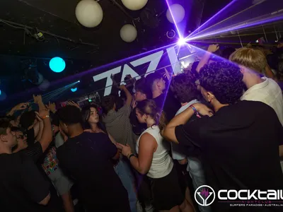 A professional photo of guests enjoying themselves at Cocktails Nightclub from our gallery.