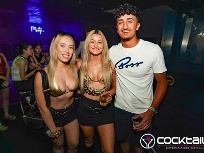 A professional photo of guests enjoying themselves at Cocktails Nightclub from our gallery.