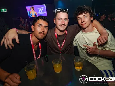 A professional photo of guests enjoying themselves at Cocktails Nightclub from our gallery.