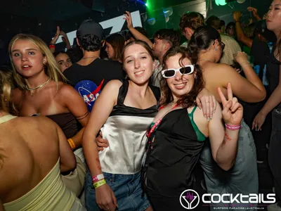 A professional photo of guests enjoying themselves at Cocktails Nightclub from our gallery.