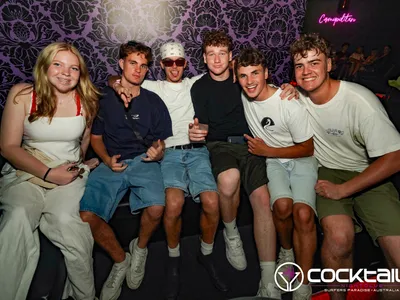 A professional photo of guests enjoying themselves at Cocktails Nightclub from our gallery.